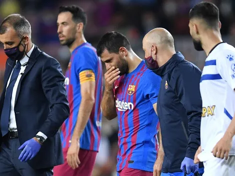 Inquietante parte médico de Agüero: tiene problemas cardíacos