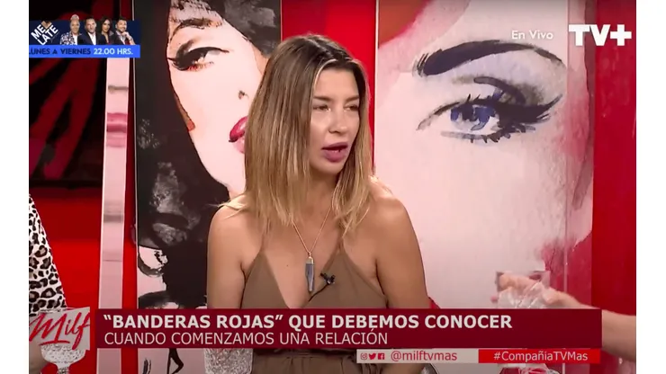 Francisca Merino en el panel de MILF.