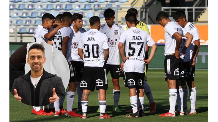 Valdivia y un mensaje a los jóvenes y niños de Colo Colo que enfrentan de urgencia a Audax Italiano.