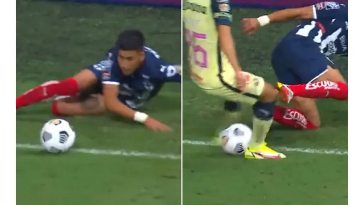 Maximiliano Meza hizo uno de los caños más bonitos del año.