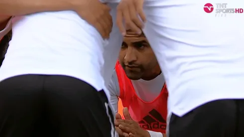 Jara encabezó la arenga previa del juvenil Colo Colo contra Audax.