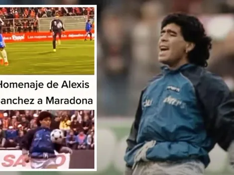 "Life is Life", Alexis homenajea a Maradona en el calentamiento