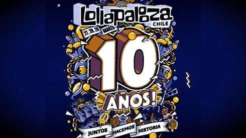 Lollapalooza Chile 2022 fue proyectado para marcar los 10 años del festival.