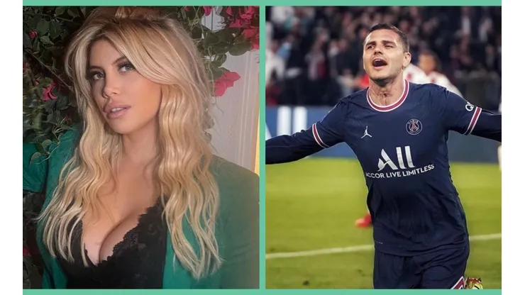 Wanda Nara y Mauro Icardi.
