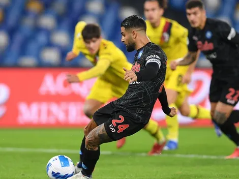 Napoli no tiene piedad con el Bologna de Gary Medel en el Calcio