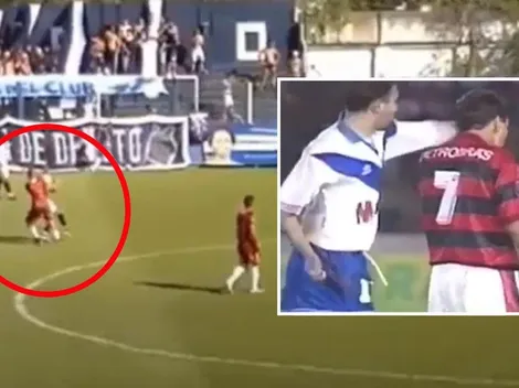 Como Zandoná a Edmundo: terrible cornete en la cara en Argentina