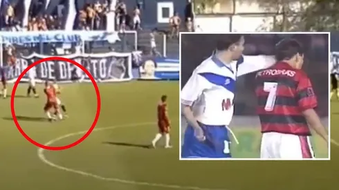 Zandoná y Edmundo protagonizaron una escena similar en 1995