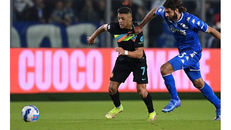 Alexis Sánchez tuvo su mejor actuación de la temporada con la camiseta del Inter de Milán