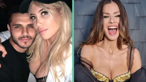 Mauro Icardi junto a Wanda Nara y la China Suárez.