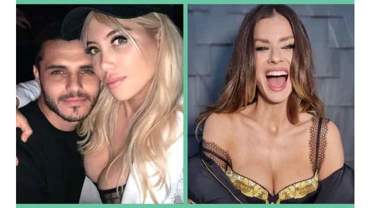 Mauro Icardi junto a Wanda Nara y la China Suárez.