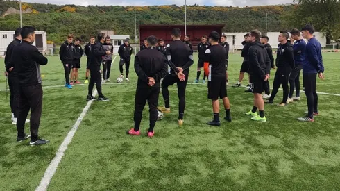 El plantel de Cobreloa entrenó finalmente con la totalidad de sus jugadores esta mañana en Puerto Montt