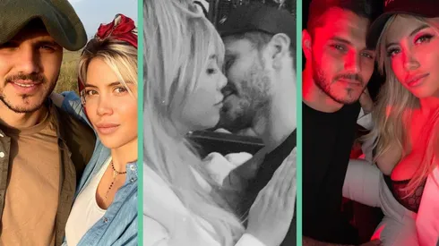 Wanda Nara y Mauro Icardi.