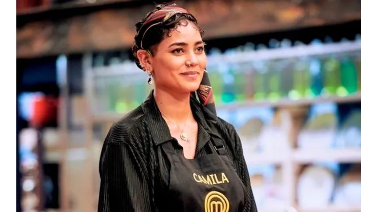 Camila Recabarren en los últimos momentos que tuvo en Masterchef Celebrity.