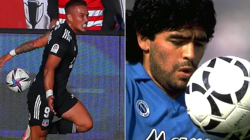 Parraguez contó que le pusieron "Parradona" y Diego falleció a la semana, lo que le valió el columpio en Colo Colo.