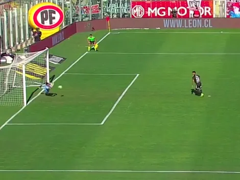 ¡Tapadones! Pérez se luce para negarle el penal a Morales