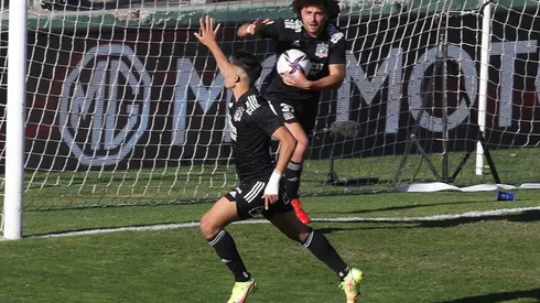Pablo El Pibe Solari y su gol ante la Católica... que no vio.