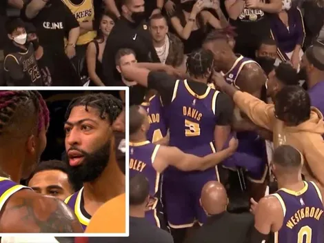 Bochorno para los Lakers: Howard y Davis se van a las manos