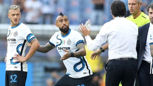 Inzaghi y un breve elogio para Arturo Vidal en la previa del derbi del Inter contra Juventus.