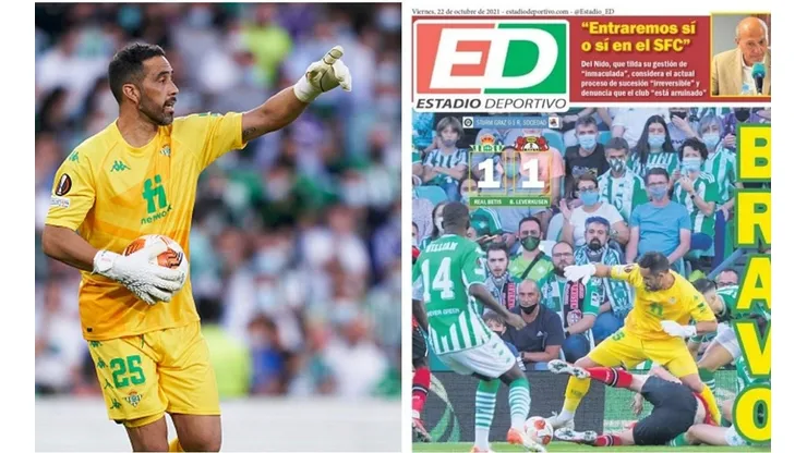 Bravo fue genio y figura ante el Bayer 04.