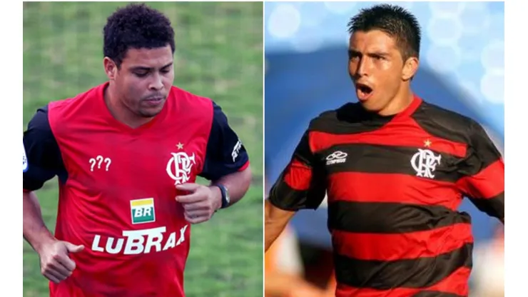Gonzalo Fierro alcanzó a compartir con Ronaldo en Flamengo, mientras el Fenómeno se recuperaba de una lesión junto al equipo médico.