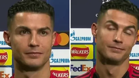 Cristiano Ronaldo y su reacción tras marcarle al Atalanta