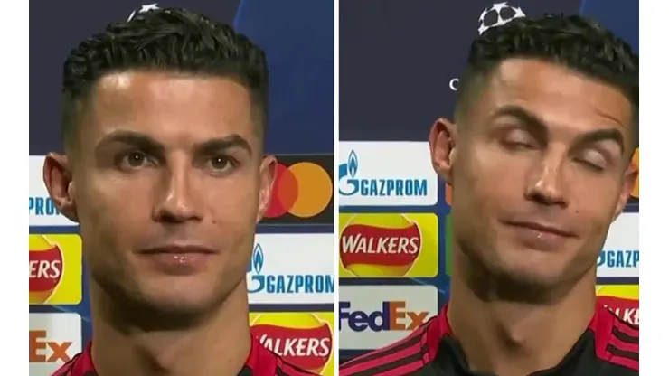 Cristiano Ronaldo y su reacción tras marcarle al Atalanta