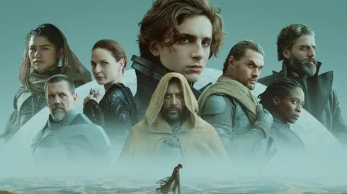 El elenco de Dune, encabezado por Timothée Chalamet.