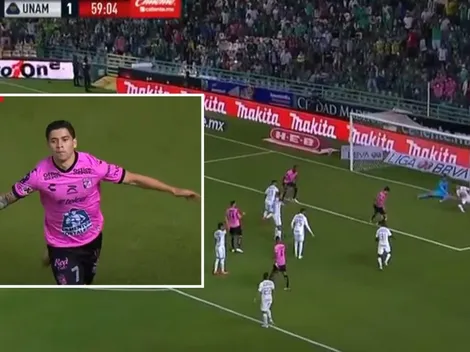 El gol de Víctor Dávila en la derrota del León frente a Pumas