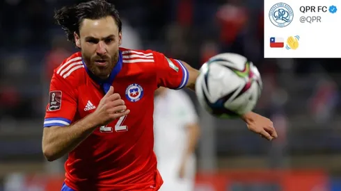 QPR se burló del artillero de La Roja en redes sociales.