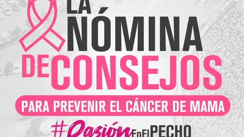 En el mes de la prevención del cáncer de mama, TNT Sports junto al fútbol chileno se unen en una campaña junto a la Corporación Yo Mujer.