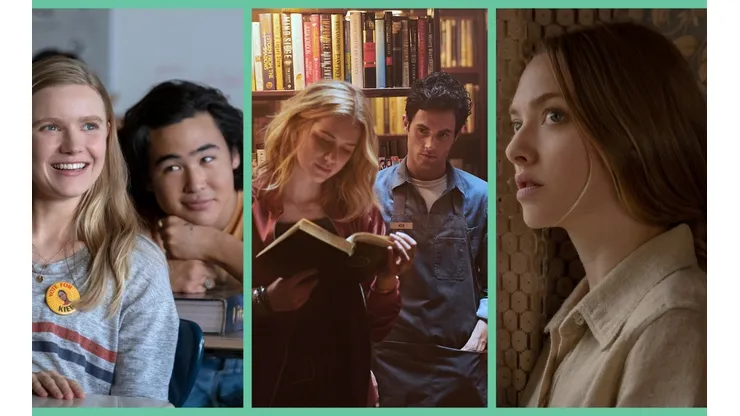 Algunas de las 14 películas y series basadas en libros que puedes ver en Netflix: Moxie!, YOU y La apariencia de las cosas.