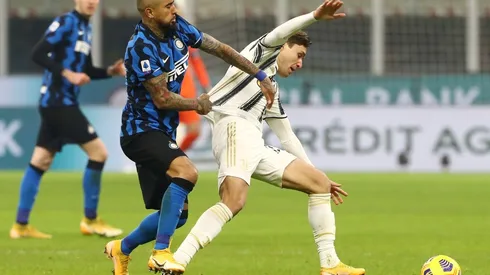 Arturo Vidal anotó un gol clave en la victoria de Inter sobre Juventus en la temporada pasada