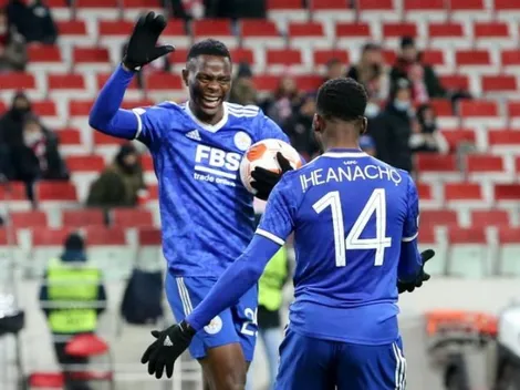 ¡Intratable! Daka anota cuatro goles para el triunfo del Leicester