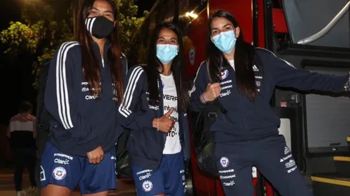 Chile llegó a Colombia para su amistoso con el elenco cafetalero