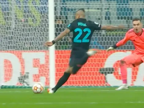 ¡Golazo! Vidal se viste de delantero y le da la ventaja al Inter