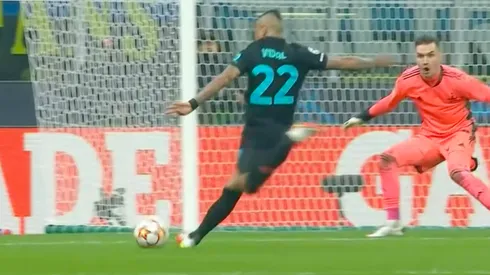 Vidal no perdonó frente al arco y anotó el gol del triunfo para Inter