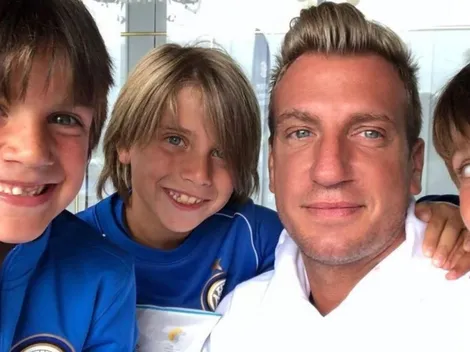 Maxi López se viste de héroe y cuida a las hijas de Wanda e Icardi