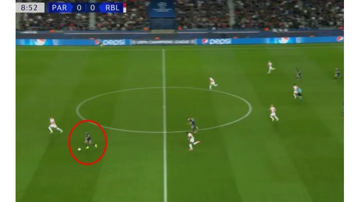 El golazo que Mbappé le marcó al Leipzig