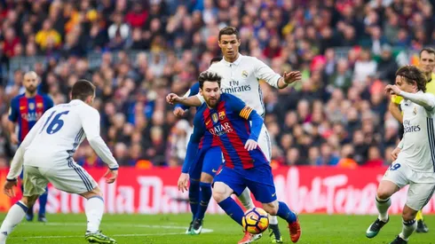 El choque entre el argentino y el portugués condimentaba aún más el Clásico español.