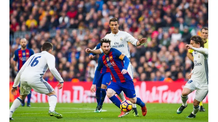 El choque entre el argentino y el portugués condimentaba aún más el Clásico español.