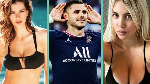 Los protagonistas del triángulo amoroso: China Suárez, Mauro Icardi y Wanda Nara.