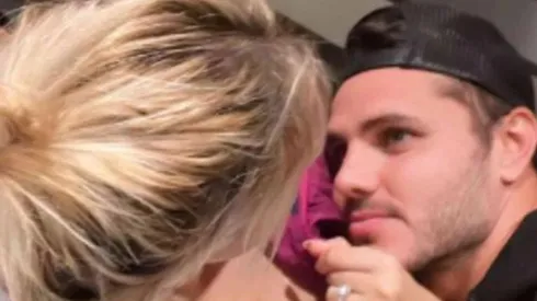 Mauro Icardi y Wanda Nara en su última foto de Instagram