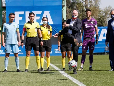 Presidente de la FIFA da puntapié inicial en Quilín