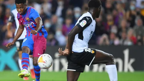 Ansu Fati marcó el primer gol del Barcelona
