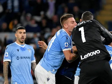 Trifulca por gol sin "fair play" de Lazio en triunfo sobre Inter