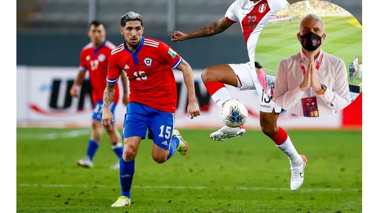 Diego Valdés tuvo una gran participación con Chile ante Venezuela.