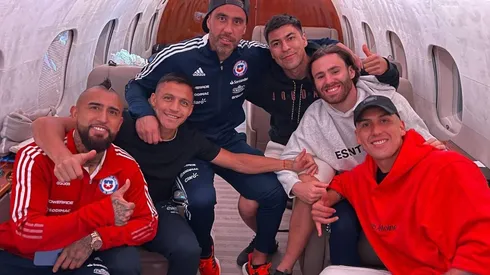 Vidal, Alexis, Bravo, Alarcón, Brereton y Roco viajaron juntos de regreso al Inter, Real Betis, Cádiz, Blackburn Rovers y Elche.