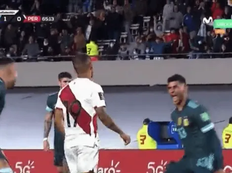 Otamendi y Romero celebran en la cara de Yotún su fallo