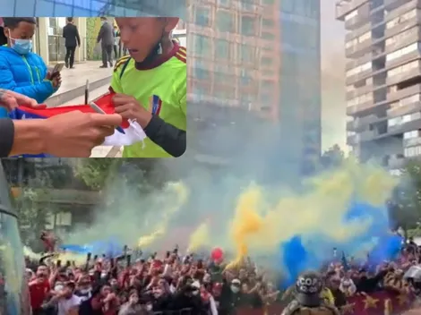 Venezuela sale al estadio ovacionado en emotivo arengazo