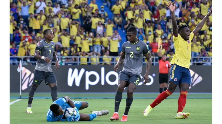 Colombia ante Ecuador por las Eliminatorias Qatar 2022.